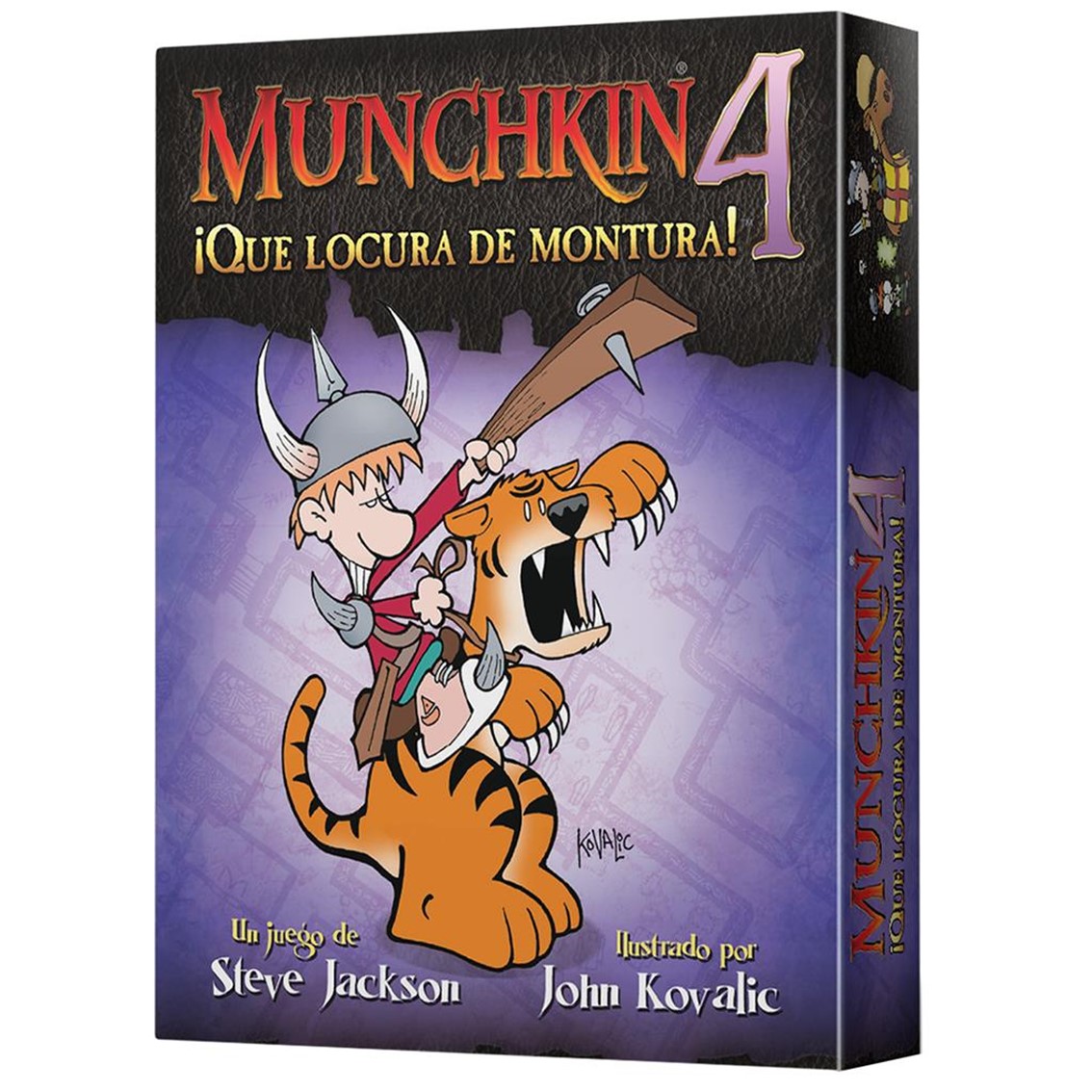 Asmodee Juego de mesa munchkin 4: ¡que locura de montura! pegi 10