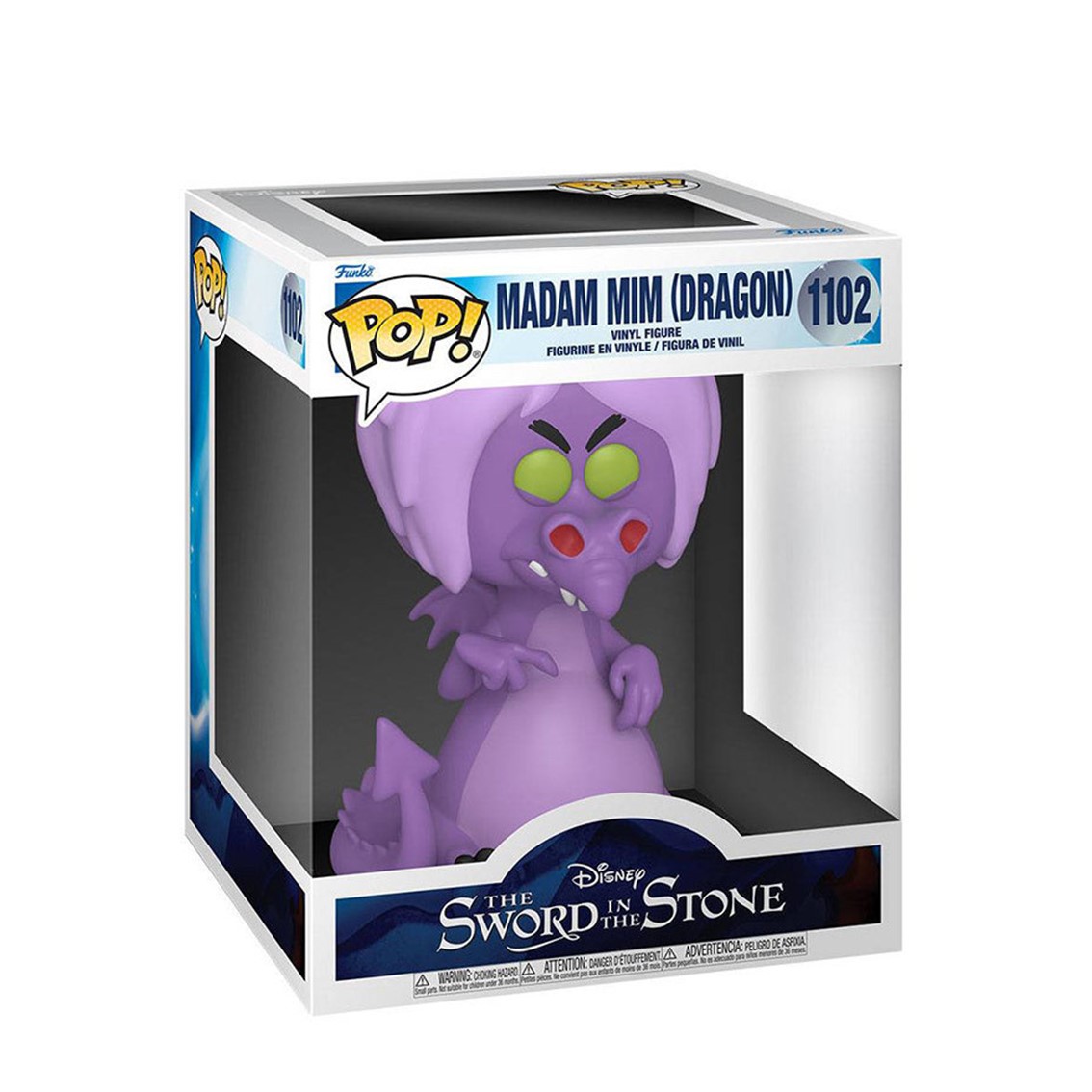 Funko pop disney: the sword in the stone madam mim (dragon) con opcion aleatoria chase