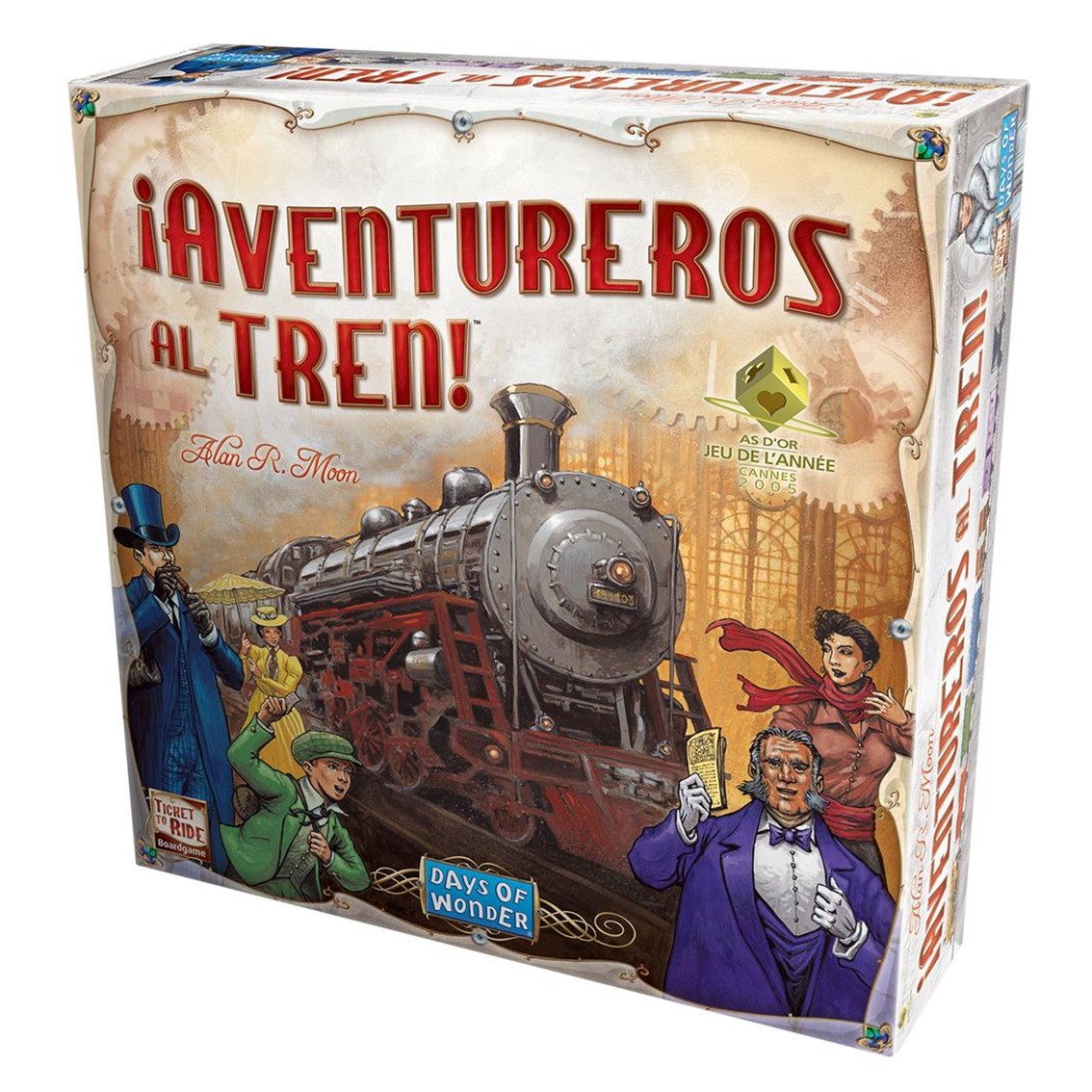 Asmodee Juego de mesa aventureros al tren pegi 8