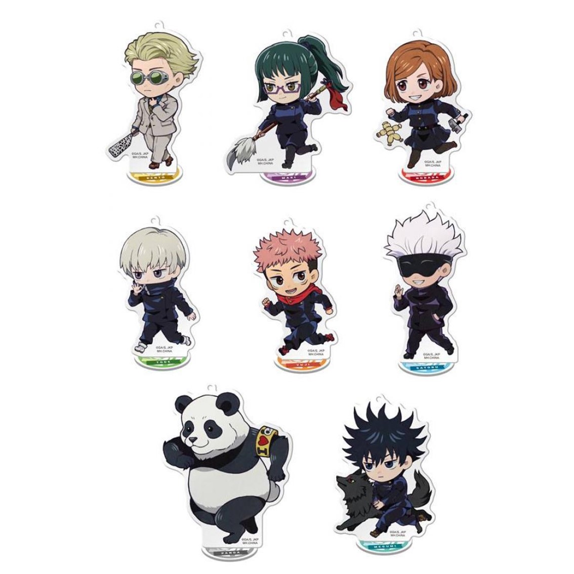 Megahouse Set figuras acrílicas jujutsu kaisen toko toko mascot vol. 19