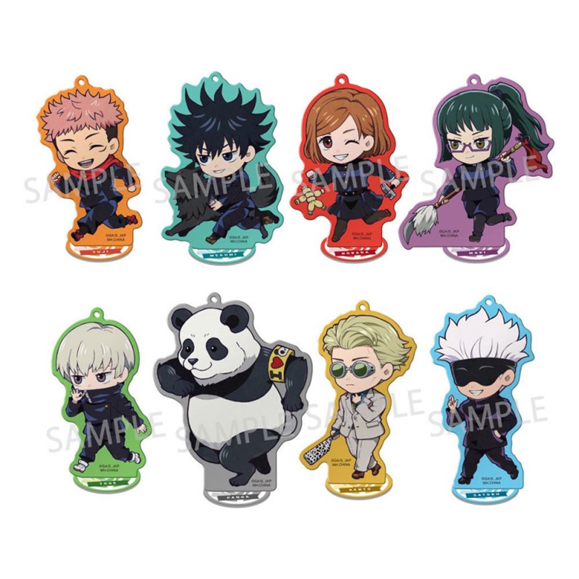 Megahouse Set figuras acrílicas jujutsu kaisen toko toko mascot versión limitada