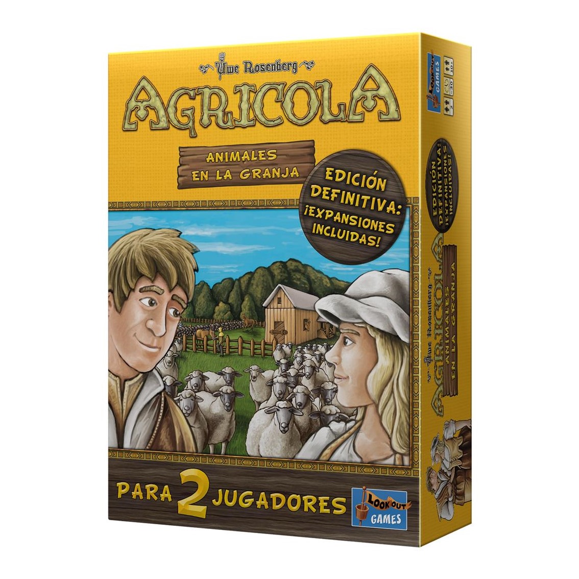 Asmodee Juego de mesa agricola animales en la granja edicion definitiva expansiones…