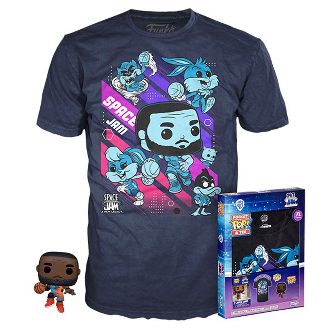 Funko Pop & tee space jam looney tunes lebron james + camiseta pack 10 unidades todas las…