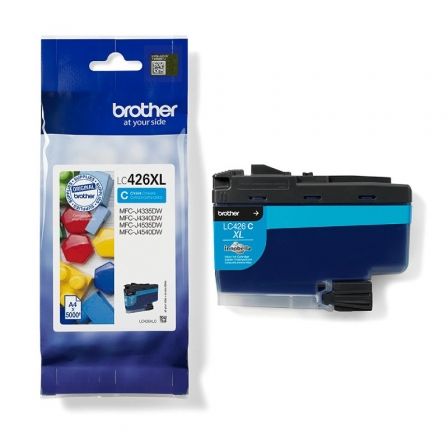 Brother Cartucho de Tinta Original LC-426 Xl Alta Capacidad Cian