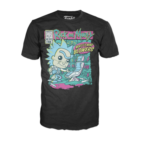 Funko Camiseta series tv rick & morty morty mind blowers 64530