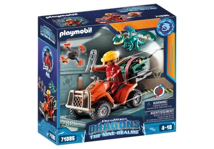 Playmobil dragones: nine realms: icaris quad