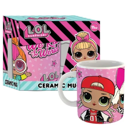 Gb eye Taza lol surprise ceramica en caja de regalo rosa