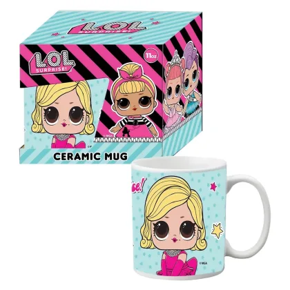Gb eye Taza lol surprise ceramica en caja de regalo azul