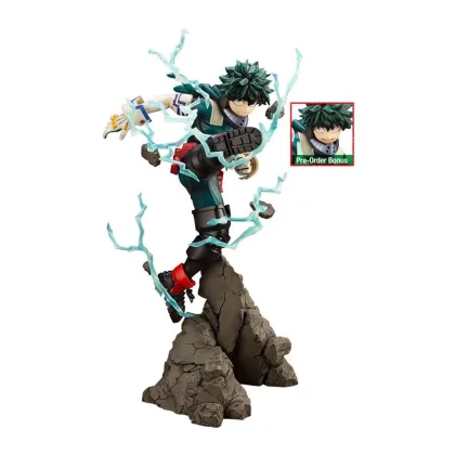 Kotobukiya Figura my hero academia artfxj izuku midoriya ver. 2 bonus edition 29 cm