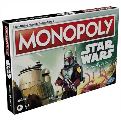 Hasbro Juego de mesa monopoly boba fett pegi 8