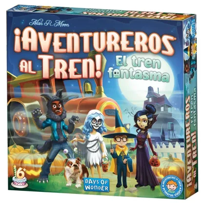 Asmodee Juego de mesa ¡aventureros al tren! el tren fantasma pegi 6