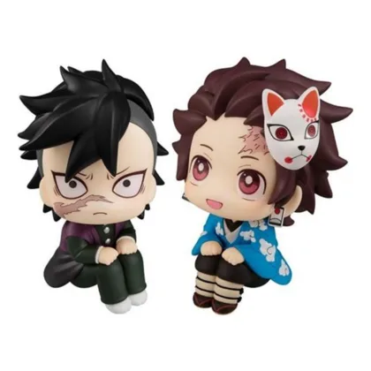 Megahouse Pack 2 figuras look up genya & tanjiro kamado prueba final gift set