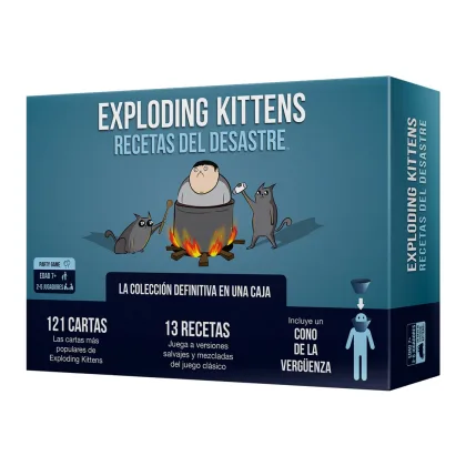 Asmodee Juego de mesa exploding kittens recetas del desastre pegi 7