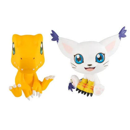 Megahouse Figuras digimon lookup pack agumon & tailmon