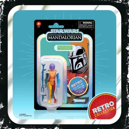 Hasbro Figura star wars retro prototype series - the mandalorian (modelo aleatorio)