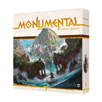 Asmodee Juego de mesa monumental expansion reinos perdidos edad recomendada 10 años