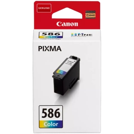 Cartucho de Tinta Original Canon CL-586/ Tricolor