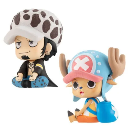 Megahouse Pack 2 figuras one piece look up trafalgar d law & tony tony chopper con regalos…
