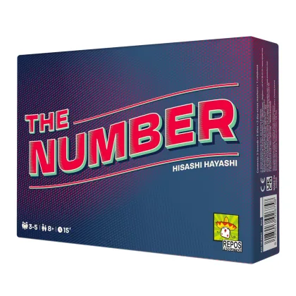 Asmodee Juego de mesa the number edad recomendada 8 años