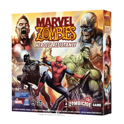 Asmodee Juego de mesa marvel zombies heroes resistance edad recomendada 14 años