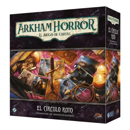 Asmodee Juego de mesa arkham horror lcg el circulo roto expansion investigadores edad…