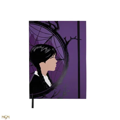 Cinereplicas Libreta rigida wednesday addams - miercoles y enid