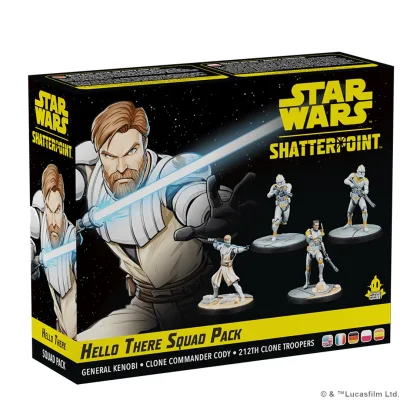 Asmodee Juego de mesa star wars shatterpoint hello there general obi - WAN kenobi squad pack