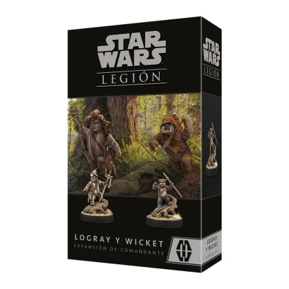 Asmodee Juego de mesa star wars legion logray & wicket