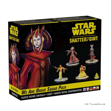 Asmodee Juego de mesa star wars shatterpoint we are brave squad pack edad recomendada 14 años
