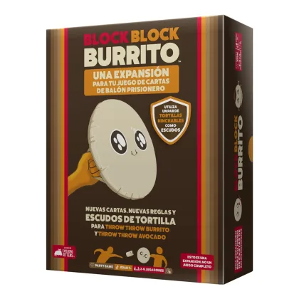 Asmodee Juego de mesa block block burrito edad recomendada 7 años