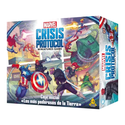 Asmodee Juego de mesa marvel crisis protocol caja inicial los mas poderosos de la tierra…