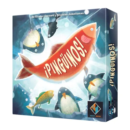 Asmodee Juego de mesa ¡pingüinos! edad recomendada 8 años