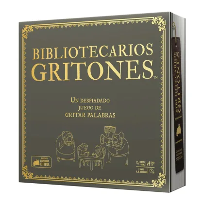 Asmodee Juego de mesa bibliotecarios gritones edad recomendada 7 años