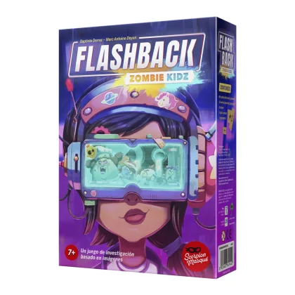Asmodee Juego de mesa flashback zombie kidz edad recomendada 7 años