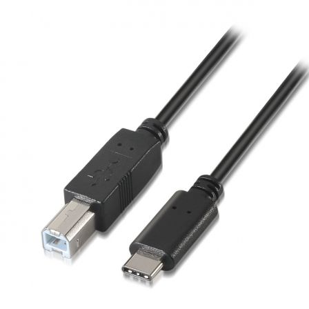 Aisens Cable USB 2.0 3A, Tipo Negro – USB-C