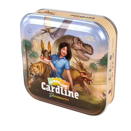 Asmodee Juego de mesa cardline dinosaurios edad recomendada 7 años