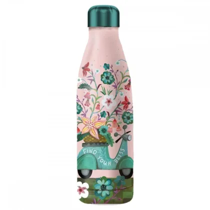 Enesco Botella isotermica rosa