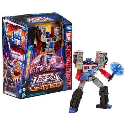 Hasbro Figura transformers legaly united leader class optimus prime