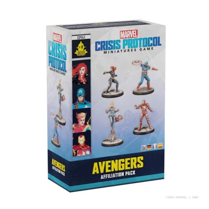 Asmodee Juego de mesa marvel crisis protocol avengers affiliation pack edad recomendada 14…