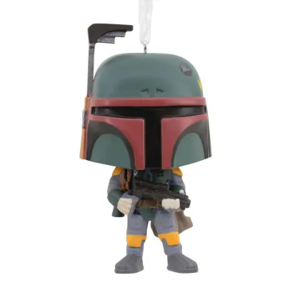 Funko Adorno de navidad star wars boba fett figura de resina
