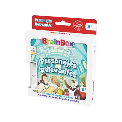Asmodee Juego de mesa brainbox pocket personajes relevantes edad recomendada 8 años