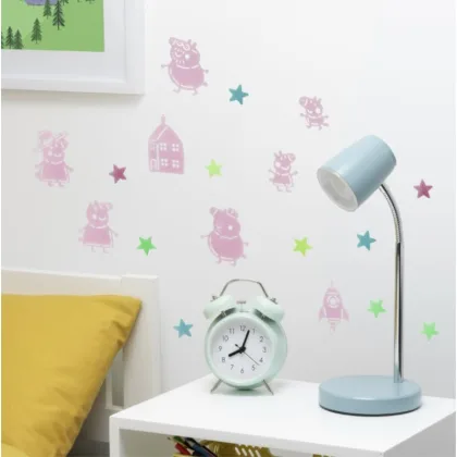 Paladone Vinilo decorativo peppa pig brilla en la oscuridad