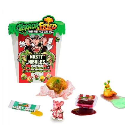 Bandai rojo Juguete bandai terror fried mordisco asqueroso