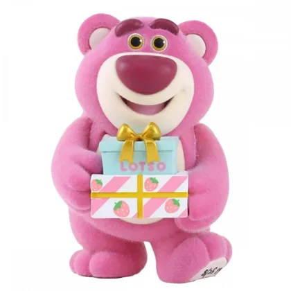 Enesco Figura flocada disney pixar toy story 3 lotso con regalos