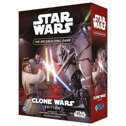 Asmodee Juego de mesa star wars: the deckbuilding game clone wars