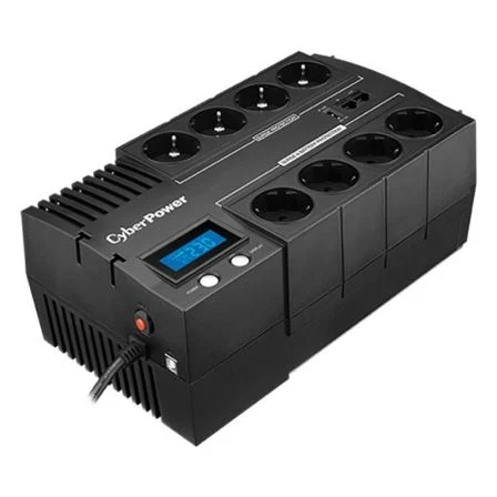 Línea Interactiva Cyberpower BR1200ELCD/ 1200VA-720W/ 8 Salidas/ Formato Bloque
