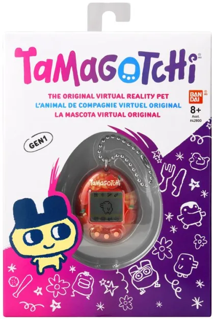 Bandai rojo Tamagotchi original apple sweets