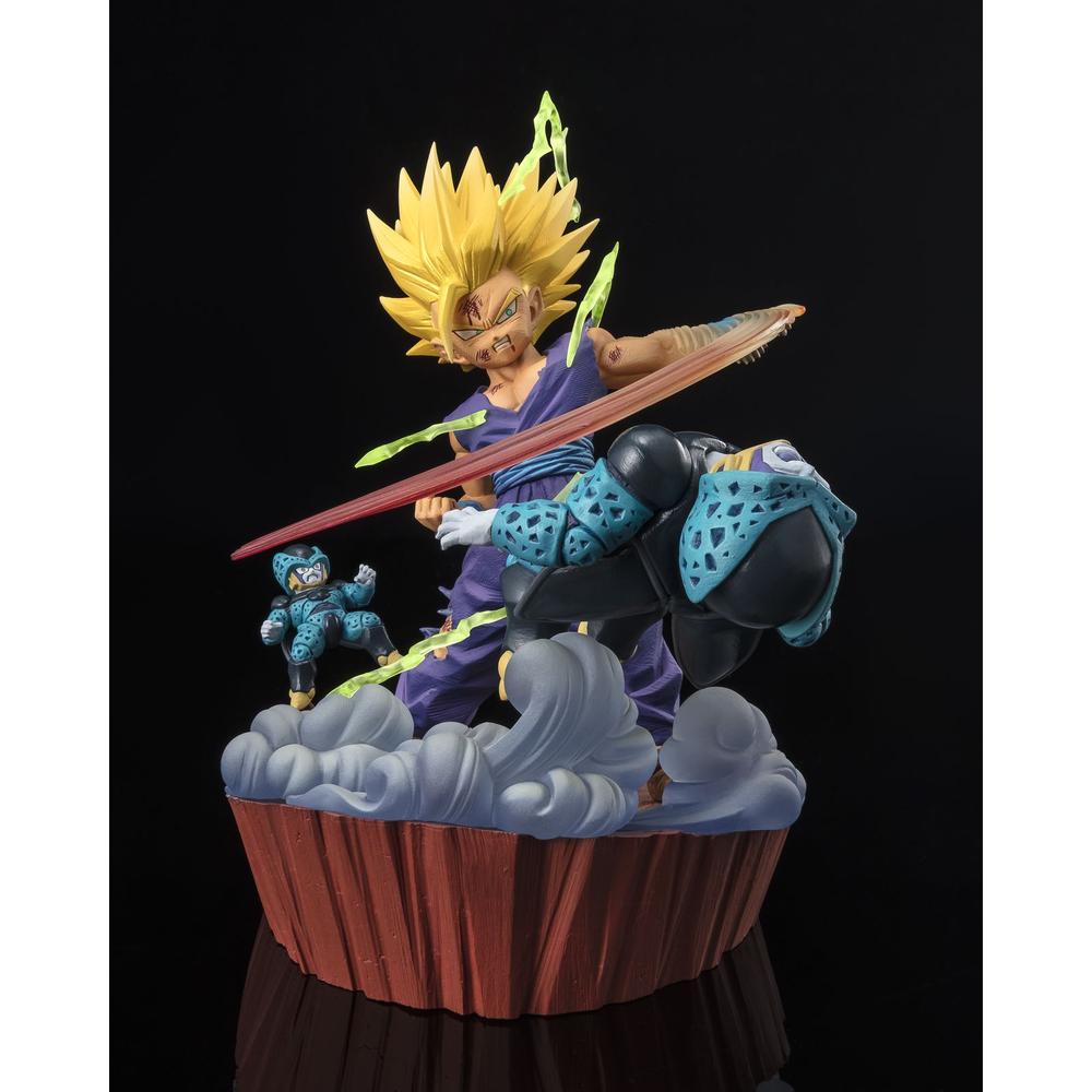 Figura tamashii nations dragon ball z figuarts zero super saiyan 2 son gohan - anger exploding into power -  extra battle premium