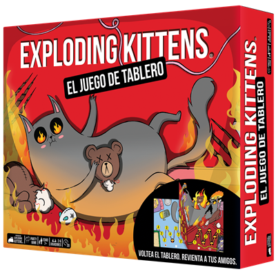 Asmodee Juego de mesa exploding kittens: el juego de tablero