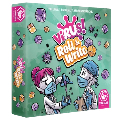 Tranjis games sl Juego de mesa virus! roll & write